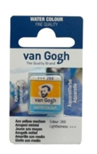 Talens Van Gogh 12 Tablet 269 Azo Yellow Medium Sulu Boya
