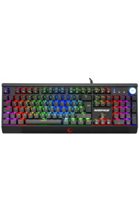 Rampage KB-R103 Türkçe Q RGB Blue Switch Kablolu Siyah Mekanik Gaming Klavye