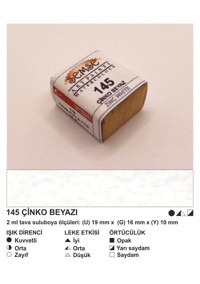 Şemse El Yapımı Sanatsal 12 Tava Çinko Beyazı Taş Sulu Boya