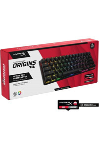 Hyperx Origins 60 İngilizce Q RGB Aqua Switch Kablolu Siyah Mekanik Gaming Klavye