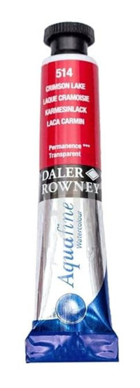 Daler Rowney Aquafine Tüp 8 ml 514 Crimson Lake Sulu Boya