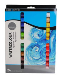 Daler Rowney Simply 24x12ml Sulu Boya
