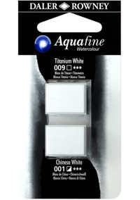 Daler Rowney Aquafine Tablet Titanium White Chinese Sulu Boya
