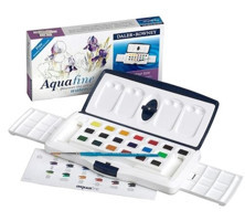 Daler Rowney Aquafine Watercolour Tablet 20 Renk Sulu Boya