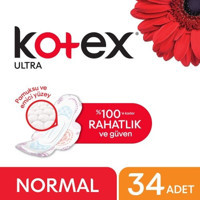 Kotex Ultra Dev Organik Antialerjik Orta Normal 34'lü Hijyenik Ped 1 Adet