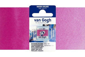 Van Gogh Permanent Red Violet 567 Yarım Tablet Sulu Boya