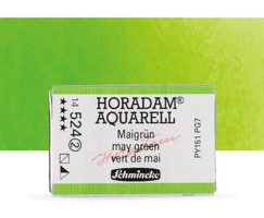 Schmincke Horadam Aquarell Tam Tablet May Green 524 S.2 Sulu Boya
