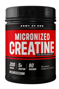 Army Of One Creatine Monohydrate Toz Aromasız Kreatin 300 gr
