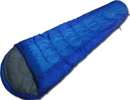 Evolite Himalaya -18 Derece Polikoton 4 Mevsim Kamp Tek Kişilik Yetişkin Uyku Tulumu Mavi