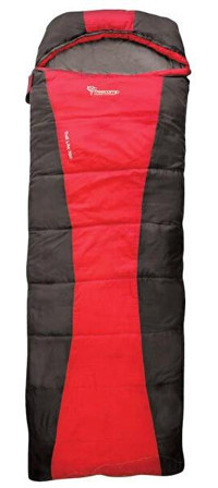 Freecamp Trail Lite Classic 300 -13 Derece Polyester Kışlık Dağcılık Tek Kişilik Yetişkin Uyku Tulumu Kırmızı