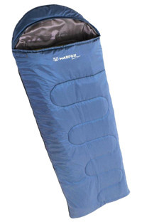 Madfox Cavery Stone -10 Derece Polyester 2 Mevsim Kamp Tek Kişilik Yetişkin Uyku Tulumu Mavi