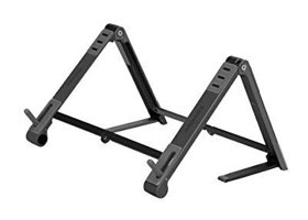 Promate Elevate Hareketli Katlanabilir Ayarlanabilir Ayaklı Laptop Standı Siyah