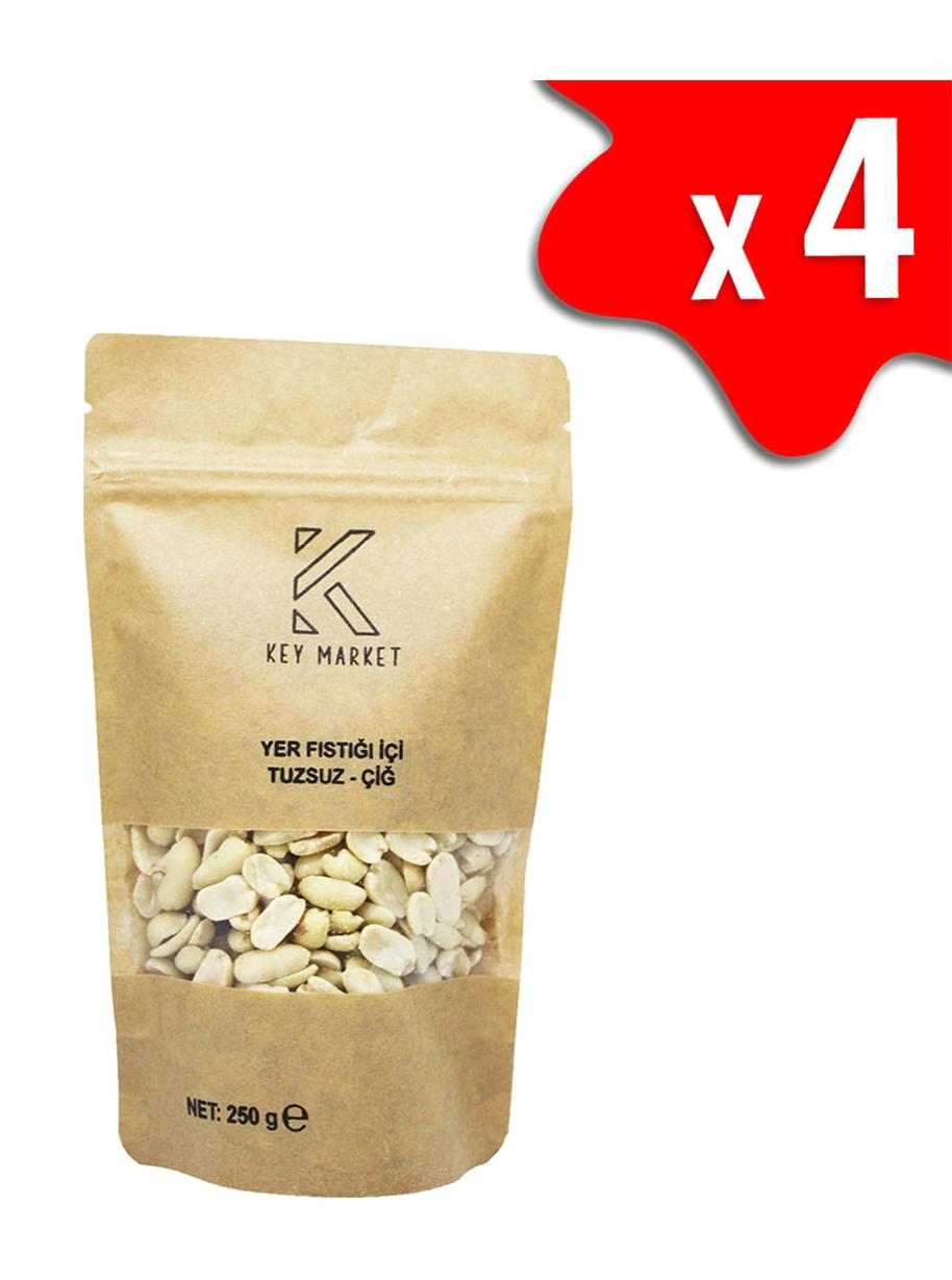 Key Market Tuzsuz Yer Fıstığı 4x250 gr