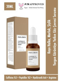 Maru.derm Aydınlatıcı Kırışıklık Karşıtı Göz Altı Torba Karşıtı Gece Gündüz Serumu 30 ml