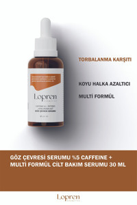 Lopren Aydınlatıcı Kırışıklık Karşıtı Göz Altı Torba Karşıtı Gece Gündüz Serumu 30 ml