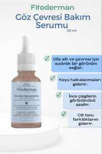 Fitoderman Aydınlatıcı Kırışıklık Karşıtı Göz Altı Torba Karşıtı Gece Gündüz Serumu 30 ml