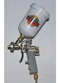 Asturo 600 ml Kapasiteli 4 mm Üstten Depolu Aküsüz Havalı Boya Tabancası