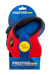 Polo Prestige Makaralı Köpek Tasması L Kırmızı