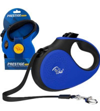 Polo Prestige Makaralı Köpek Tasması M Mavi