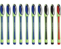 Schneider Xpress 3 Renkli 0.8 mm İğne Uçlu Çok Renkli 10'lu Tükenmez Kalem Seti