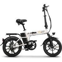Skyjet Nitro 16 250 W 45 km 19 Jant 7 Vites Katlanabilir Şehir / Tur Bisikleti Elektrikli Bisiklet Beyaz