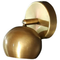 Rsylight Mafsallı Tekli Metal Aplik Altın