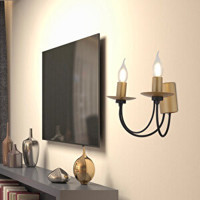 Apliqa Joyce 2'li Metal Led Aplik Çok Renkli
