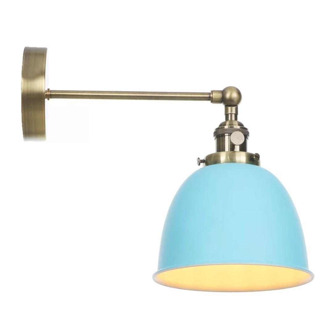 Rsylight Retro Tekli Metal Aplik Mavi