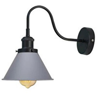 Rsylight Rustik Tekli Metal Aplik Gri