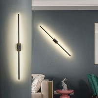 Sword Tekli Metal Led Aplik Siyah