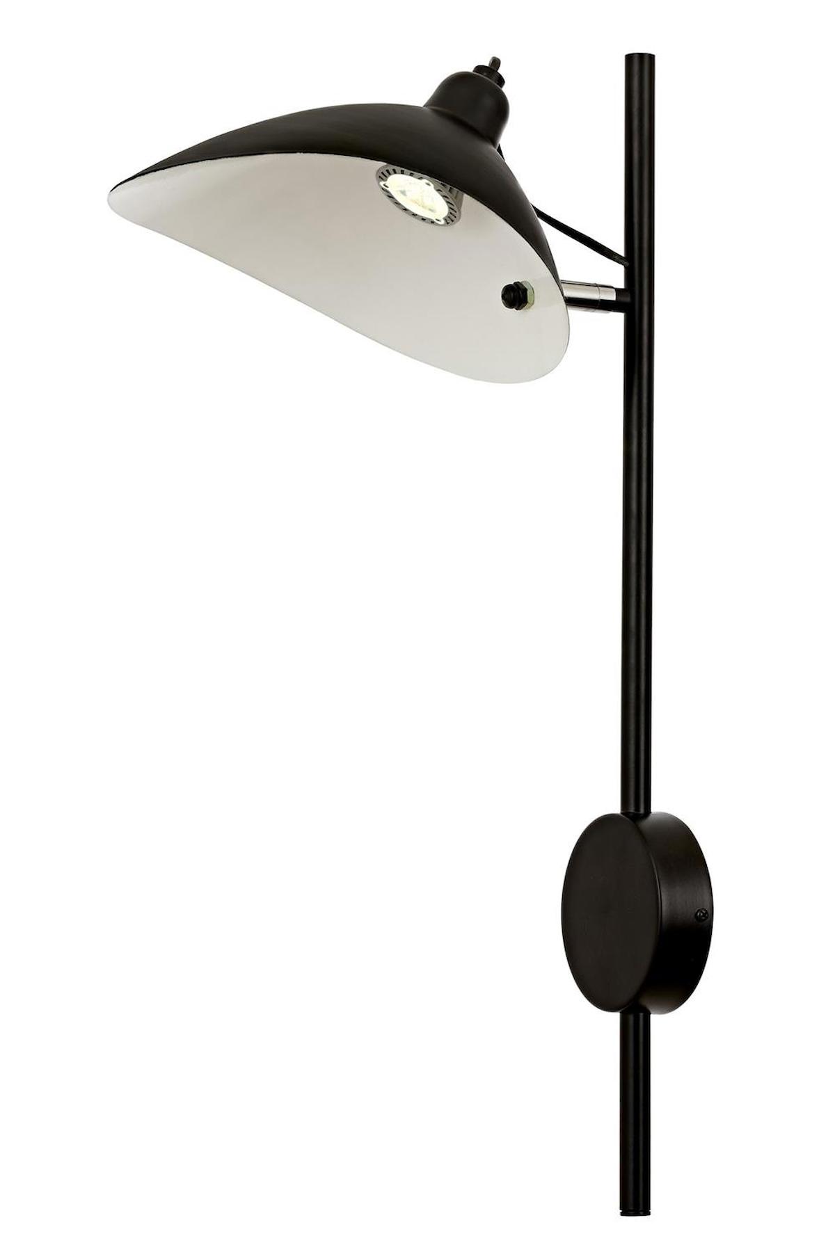 Avonni Ap-9127-1Bsy Tekli Metal Aplik Siyah
