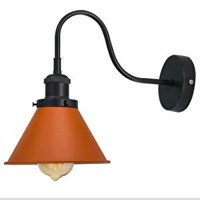 Rsylight Rustik Tekli Metal Aplik Kırmızı