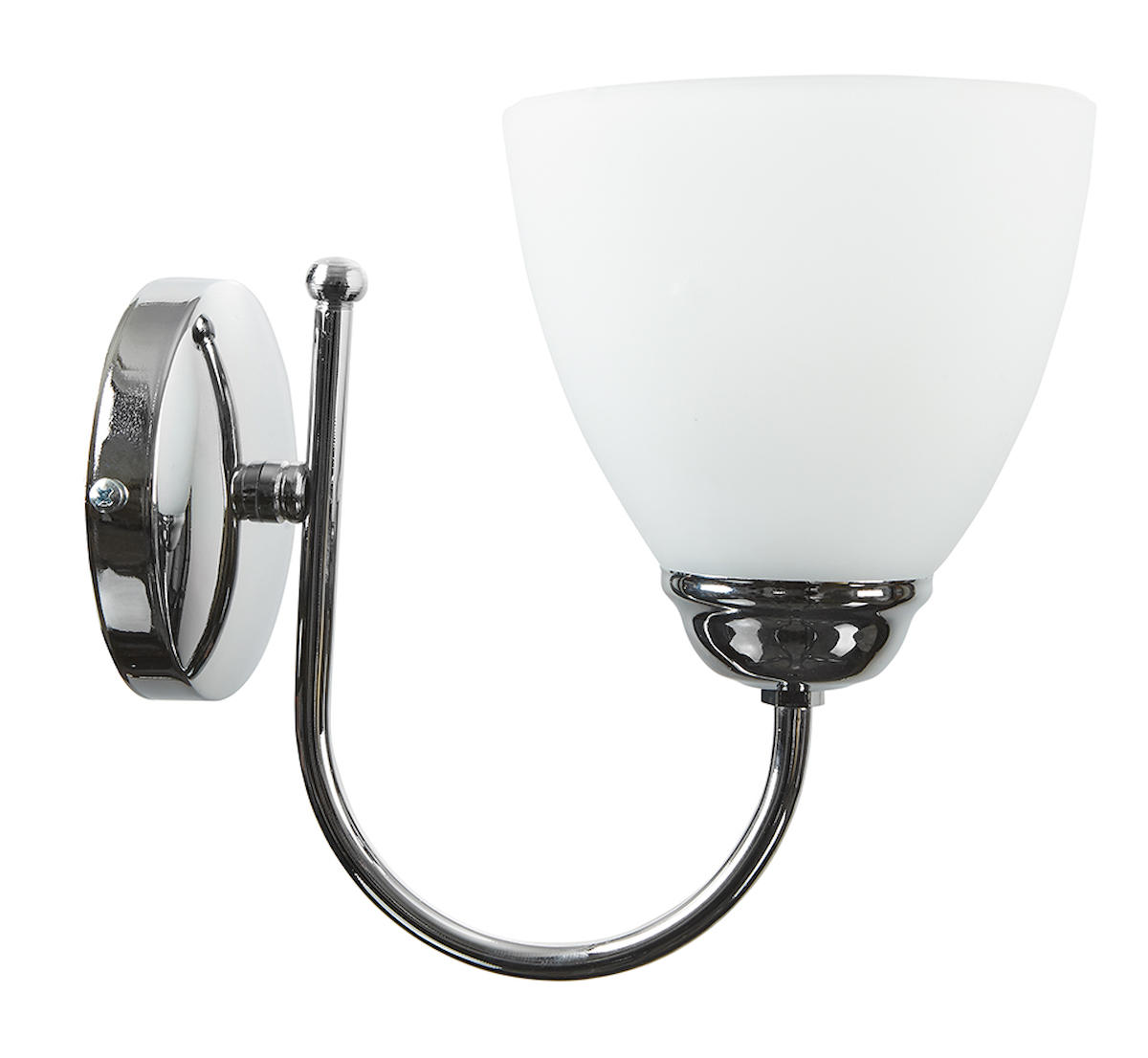 Riolight Retro Tekli Cam Aplik Beyaz