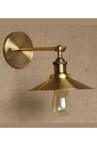 Mylights Modern Tekli Metal Aplik Sarı
