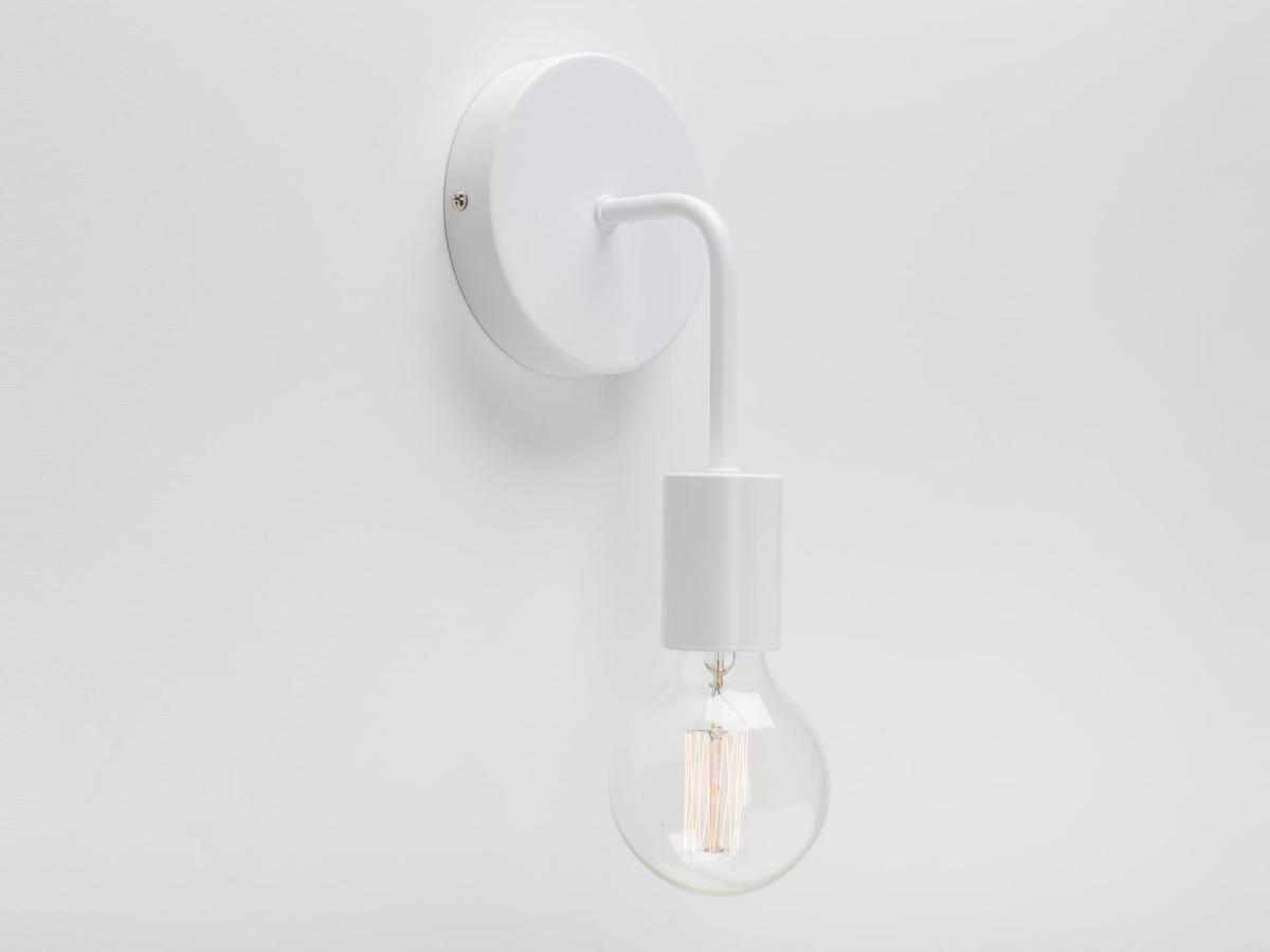Riolight Rustik Tekli Metal Led Aplik Beyaz