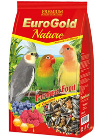 Eurogold Papağan Kabuklu Meyveli Vitaminli Yetişkin Kuş Yemi 2x750 gr