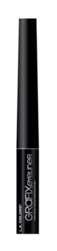 L.a Colors Grafix Suya Dayanıklı Mat Siyah İnce-Kalın Uçlu Keçe Sıvı Eyeliner