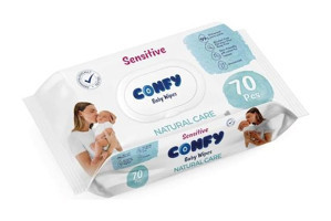 Confy Natural Care Sensitive 70 Yaprak Islak Mendil
