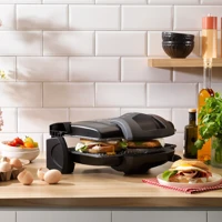 Schafer Grill Chef Granit 1750 W Siyah Tost Makinesi