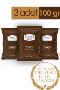 Tahmis Sade Orta Kavrulmuş Türk Kahvesi 3x100 gr
