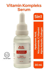 Belle Femme 5 in 1 Multivitamin Canlandırıcı Yaşlanma Karşıtı Jel Yüz Serumu 30 ml