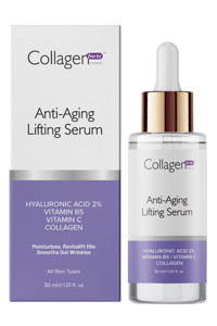 Collagen Forte Platinum Hyalüronik Asit Yüz Dolgunlaştıran Canlandırıcı Yaşlanma Kırışıklık Karşıtı Jel Yüz Serumu 30 ml