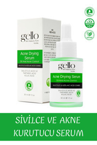 Gello Akne Kurutucu Canlandırıcı Jel Yüz Serumu 30 ml