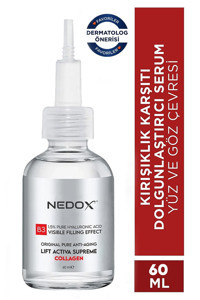 Nedox B3 Kolajen Yüz Dolgunlaştıran Canlandırıcı Yaşlanma Kırışıklık Karşıtı Jel Yüz Serumu 60 ml