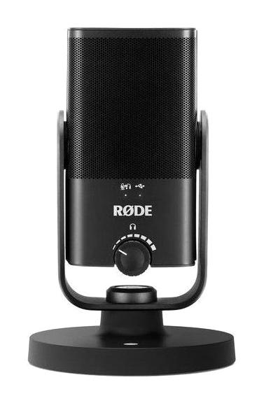 RODE NT-USB Profesyonel Condenser 3.5 mm Kablolu Yayıncı USB Masaüstü Mikrofonu Siyah