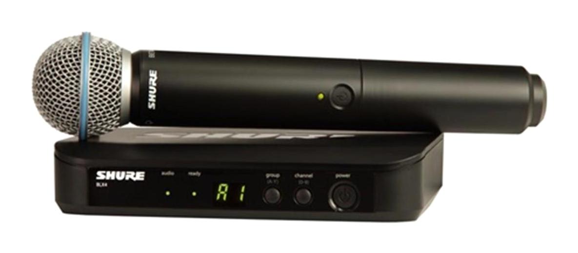 Shure BLX24E/B58 Kablosuz El Mikrofonu Siyah