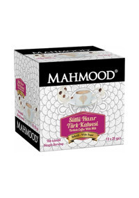 Mahmood Coffee Sade 25 gr 12 Adet Türk Kahvesi Hazır Kahve