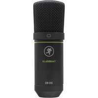 Mackie EM-91C- Geniş Diyafram Profesyonel Condenser XLR Kablolu Yayıncı Oyuncu Masaüstü Mikrofonu Siyah