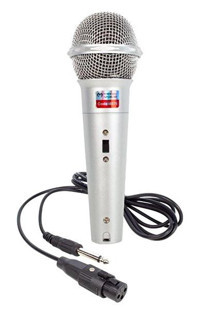 Magicvoice Mv-4676 Dinamik 3.5 mm Kablolu El Mikrofonu Gri