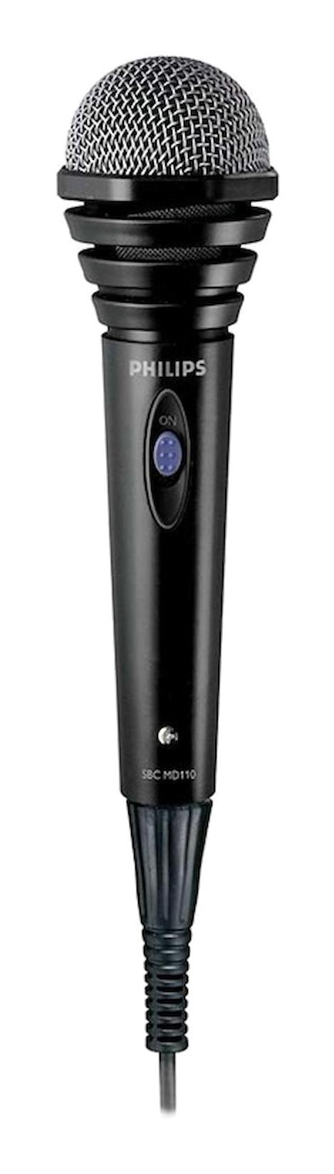 Philips SBCMD110 6.3 mm Kablolu El Mikrofonu Siyah